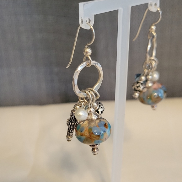 ❤ SILVER VINTAGE EARRINGS - Picture 12 of 14